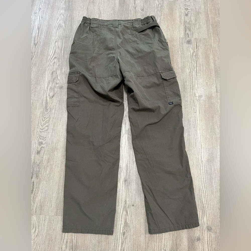 5.11 Tactical Mens TACLITE Pro Ripstop Cargo Pant 36X34 Style 74273 Green/Olive - Picture 4 of 8